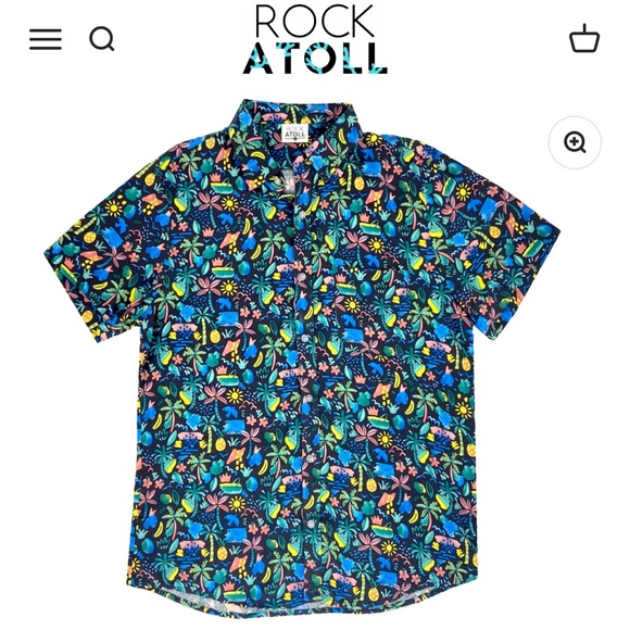 rockatoll Other - Men’s Casual Fun Button Down Shirt